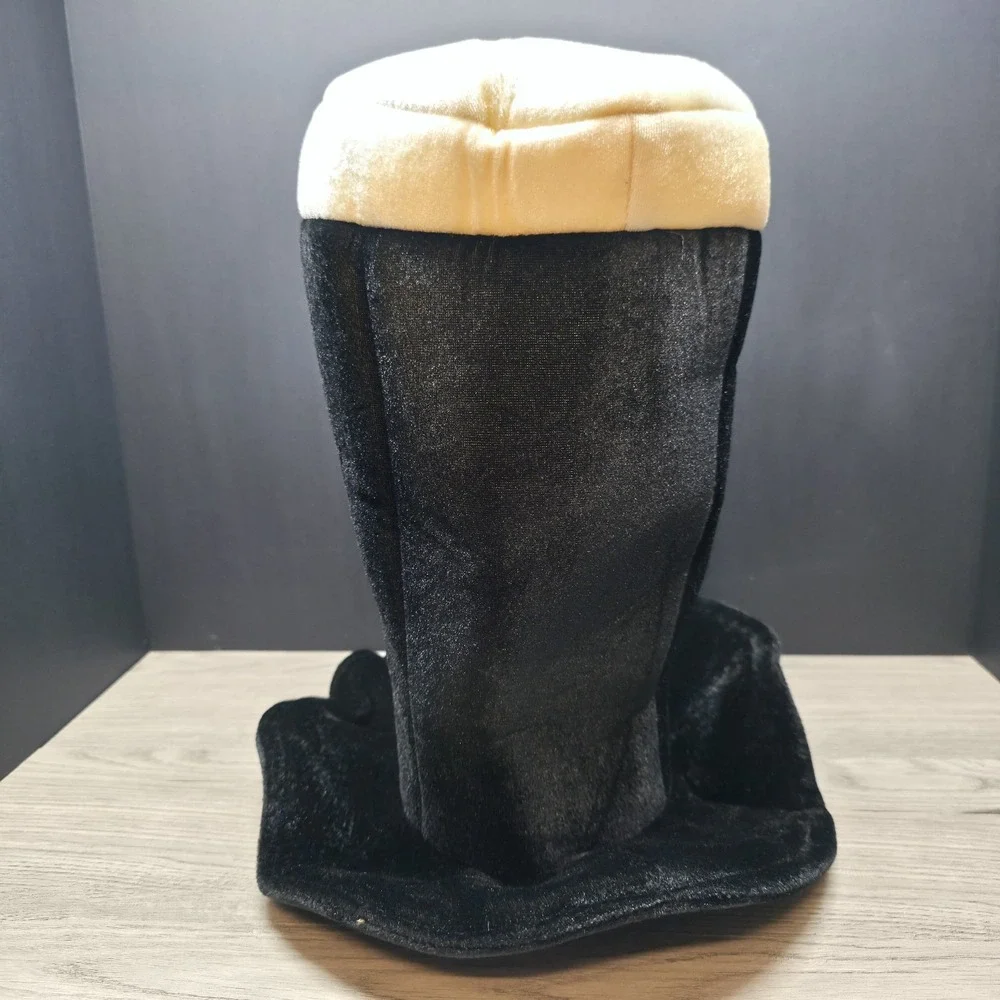 Vintage Guinness Beer Party Hat - Black White Festive Hat Top Hat